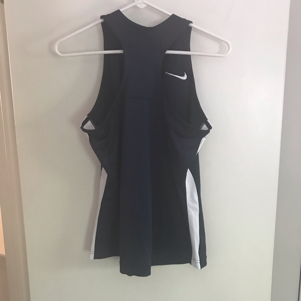 Nike Dri-Fit Navy/White Racerback Tank - Picture 4 of 4